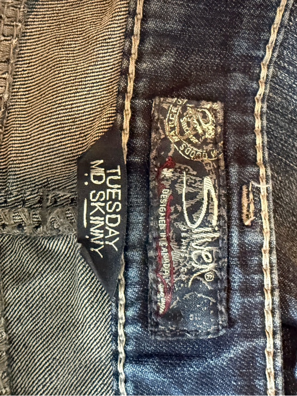 Silver Jeans Tuesday MD Skinny Jeans - Indigo Wash